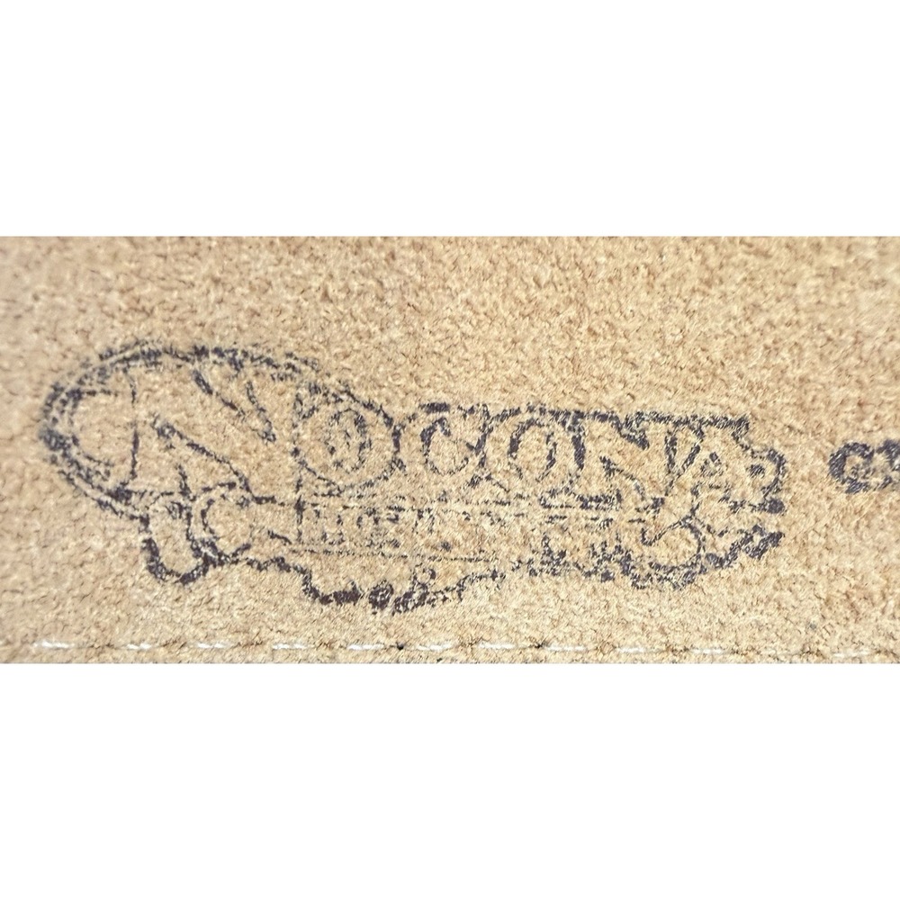 Nocona Genuine Lizard Belt Size 32 w/ Montana Silversmiths Bronc Rider Buckle - Picture 12 of 13